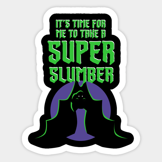 Super Slumber Sticker by Wozzozz